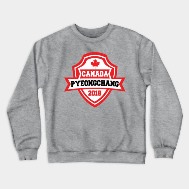 Team Canada Pyeongchang 2018 Crewneck Sweatshirt by OffesniveLine